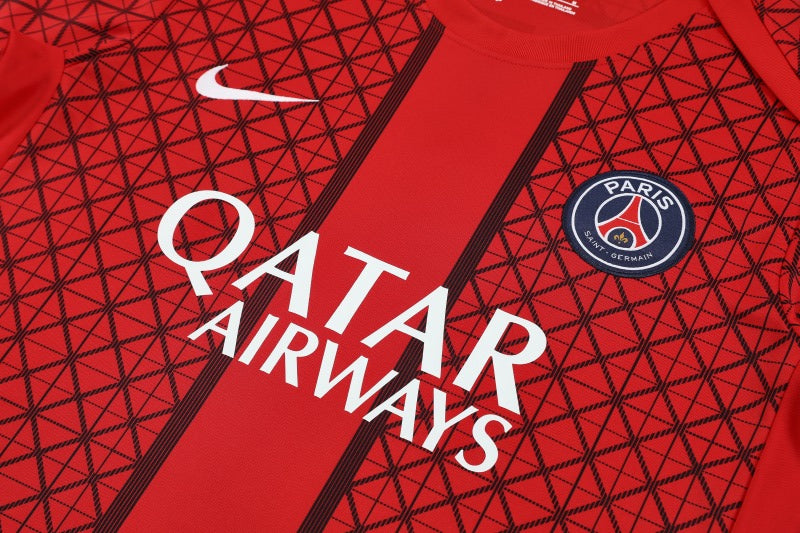 Kit Shirt + Shorts PSG Training Red 25/26
