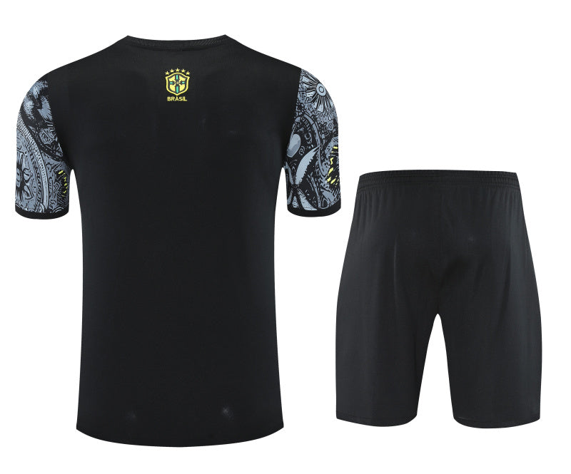 Kit Shirt + Shorts Brazil Christ the Redeemer Gray Training 25/26