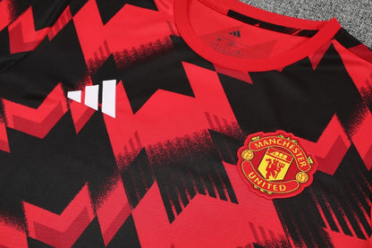 Kit Shirt + Shorts Manchester United Training Red/Black 25/26
