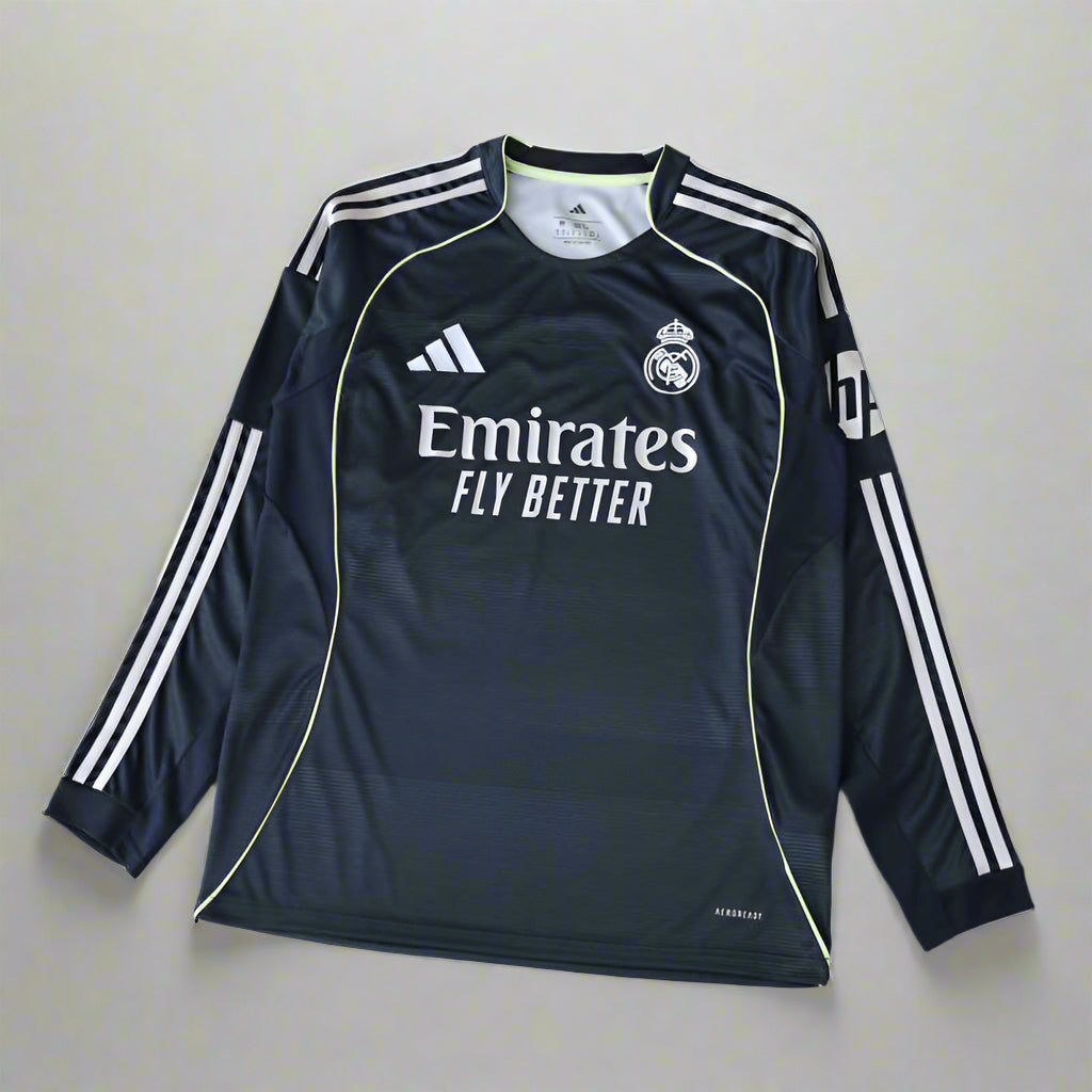 Real Madrid Away Jersey Long Sleeve 25/26