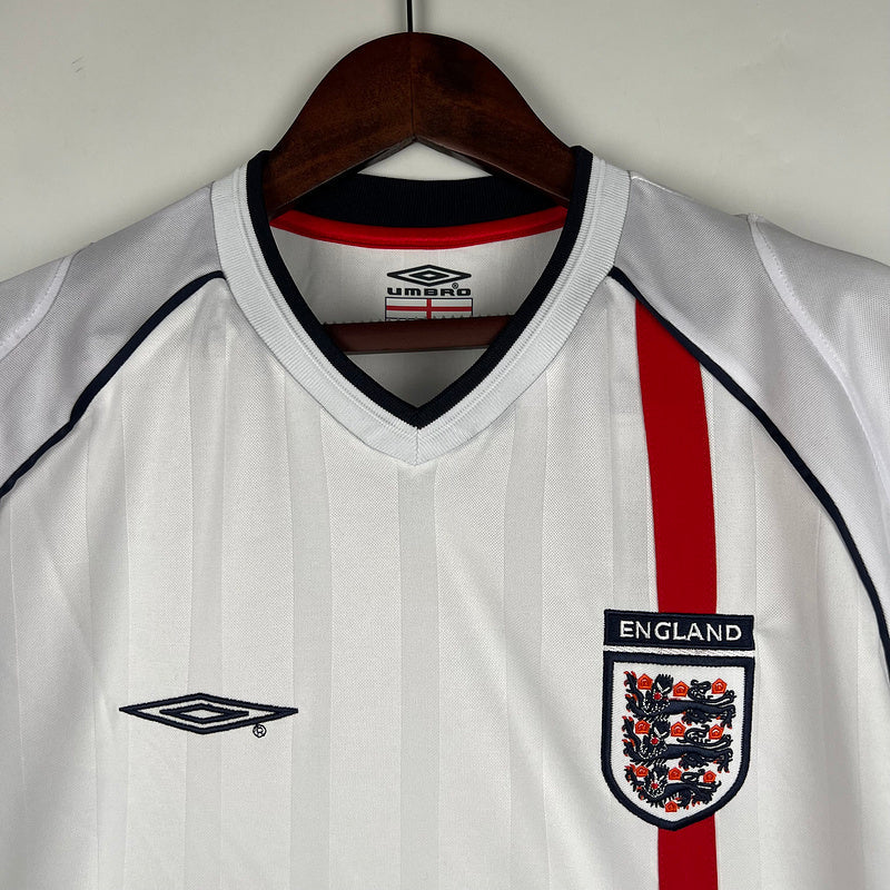 England Home Jersey 2002 Retro - CalcioVivo