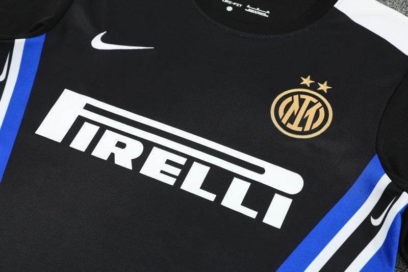 Kit Shirt + Shorts Inter Milan Black Training 25/26