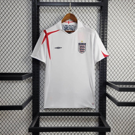 England Home Jersey 2005 Retro - CalcioVivo