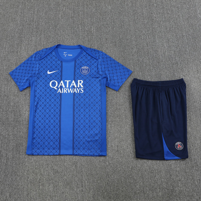 Kit Shirt + Shorts PSG Training Blue 25/26
