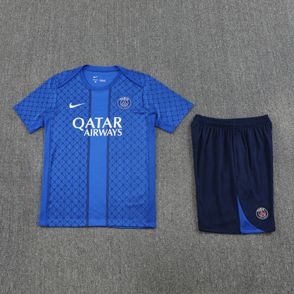 Kit Shirt + Shorts PSG Training Blue 25/26