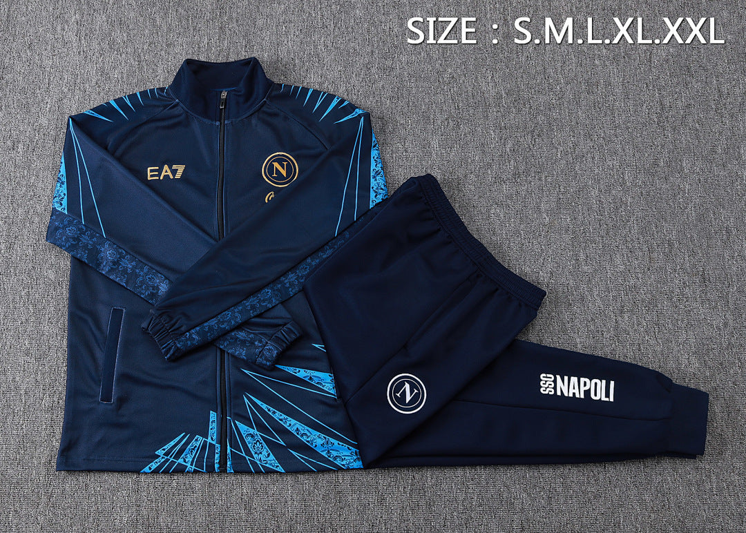 Napoli Dark Blue Tracksuit Full-Zip 25/26