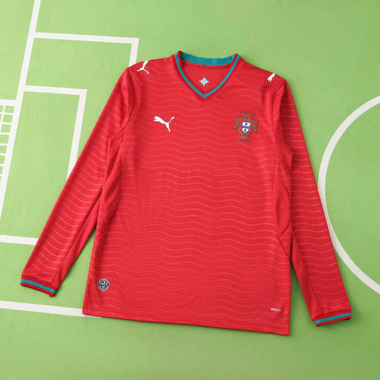 Portugal Home Jersey Long Sleeve 25/26