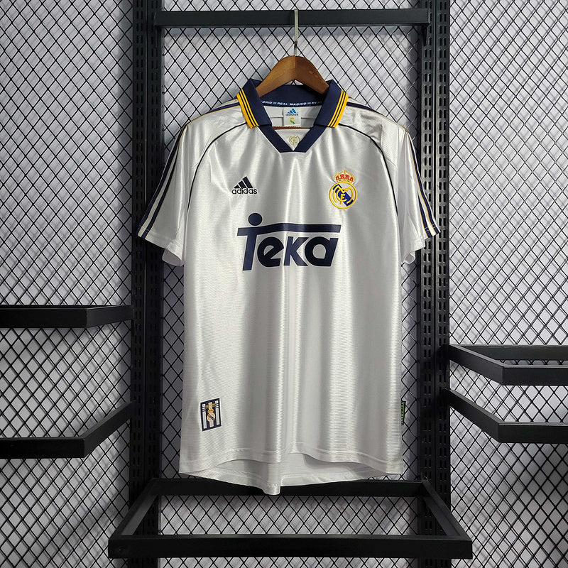 Real Madrid Home Jersey 98/00 Retro - CalcioVivo