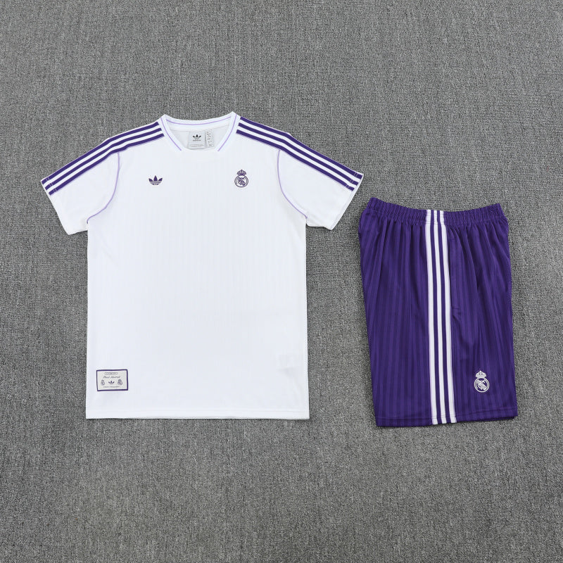 Kit Shirt + Shorts Manchester United Training Purple/White 25/26
