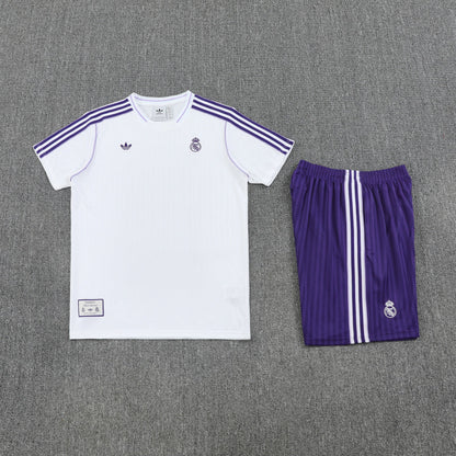 Kit Shirt + Shorts Manchester United Training Purple/White 25/26