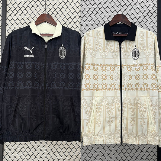 Milan x Pleasures Windbreaker Reversible - CalcioVivo