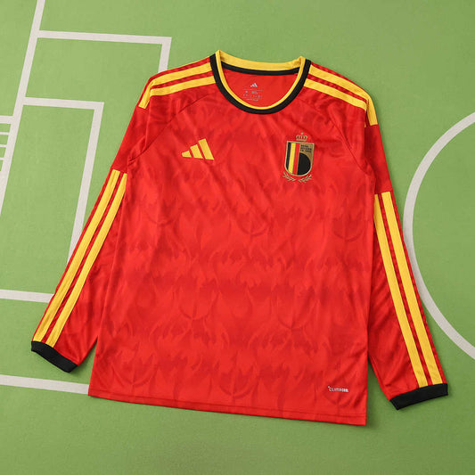 Belgium Home Jersey Long Sleeve 2026 - CalcioVivo
