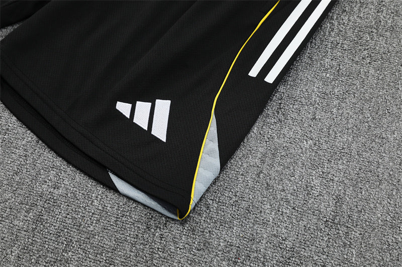 Real Madrid Black Training Shirt + Shorts Kit 25/26