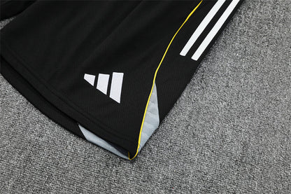Real Madrid Black Training Shirt + Shorts Kit 25/26