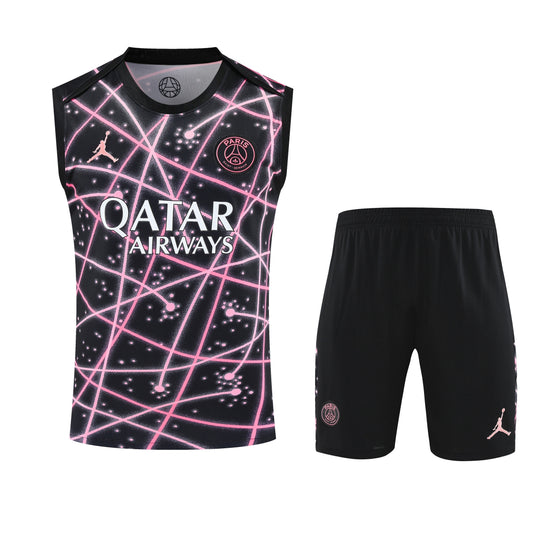 Kit Tank Top + Shorts PSG Pink/Black Training 25/26