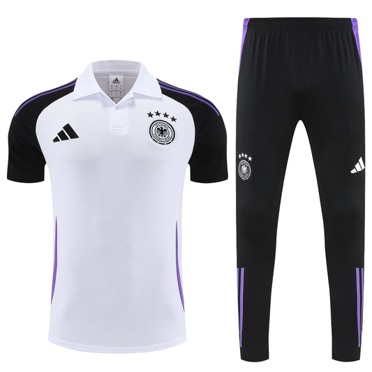 Kit Polo + Pants Germany White/Black 25/26
