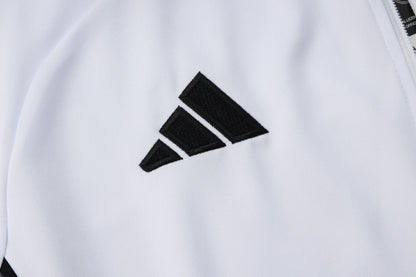 Real Madrid White Tracksuit Full-Zip 25/26