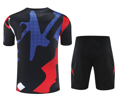 Kit Shirt + Shorts Manchester United Black/Blue/Red Training 25/26