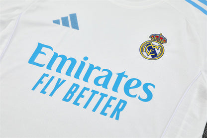 Kit Shirt + Shorts Real Madrid White/Blue Training 25/26