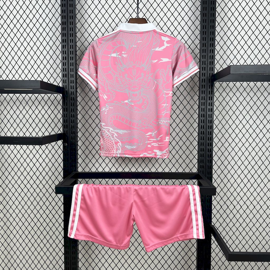 Real Madrid 2023-24 Pink Dragon Special Edition Kids Kit