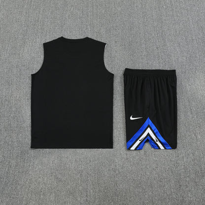 Kit Tank Top + Shorts Inter Milan Black Training 25/26