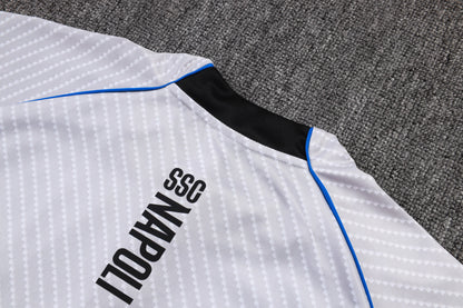 Napoli White/Black Tracksuit Half-Zip 25/26