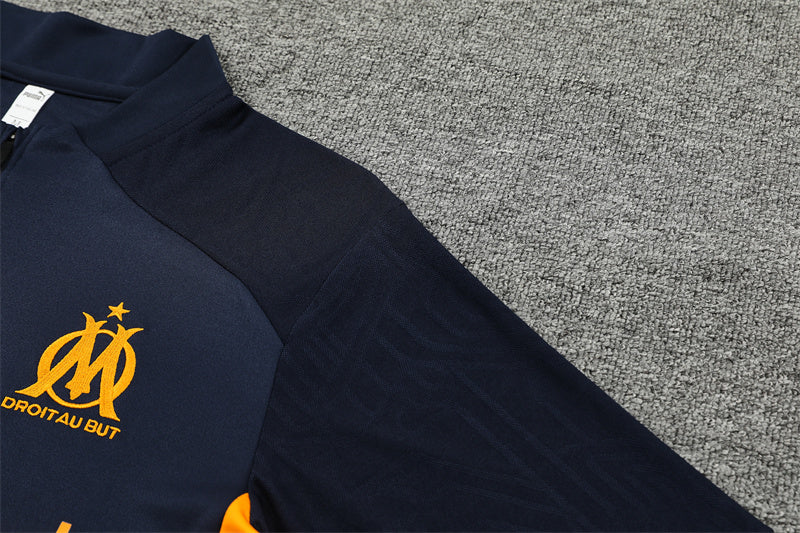 Tracksuit Olympique Marseille Dark Blue Training 24/25