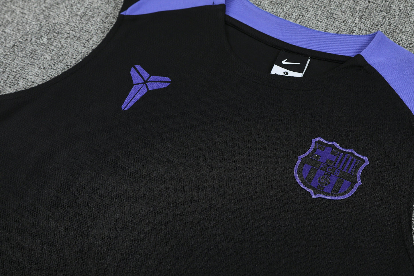 Kit Tank Top + Shorts Real Madrid Training Black/Purple 25/26
