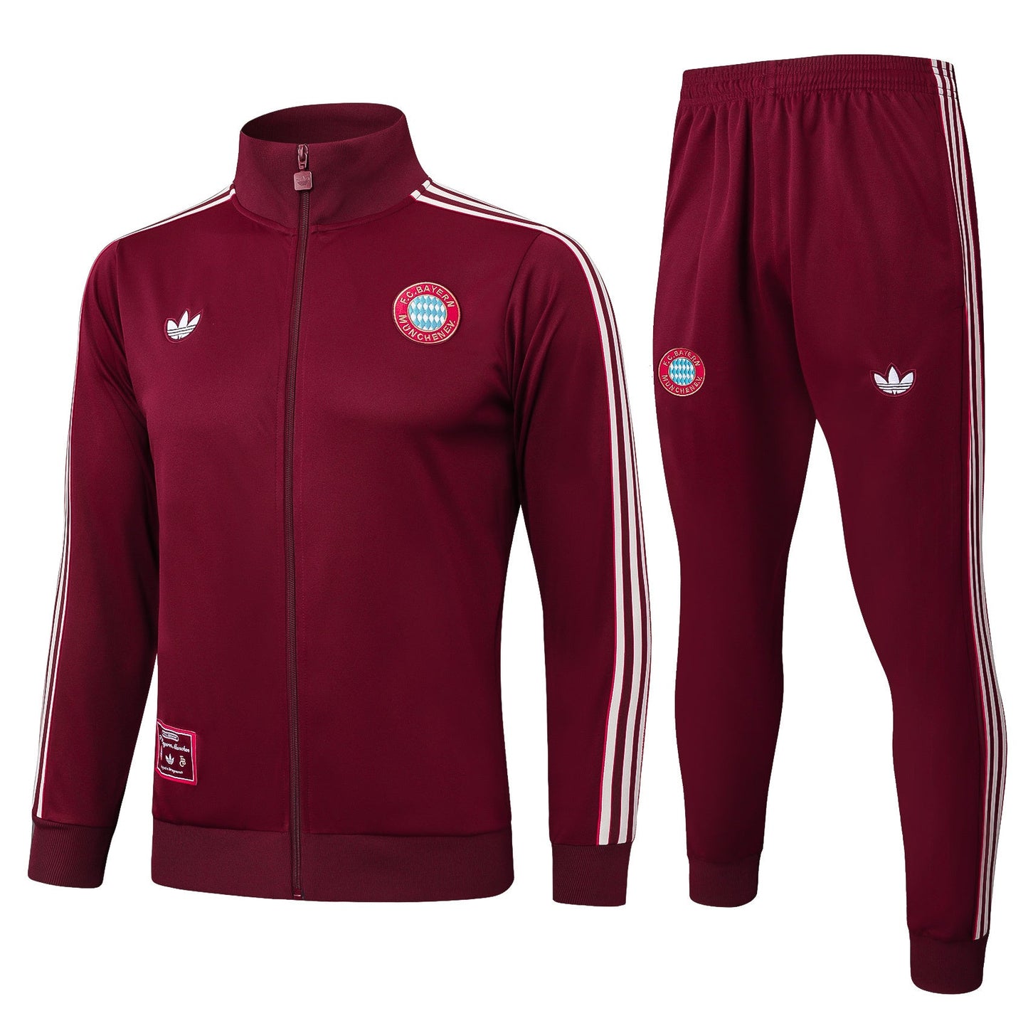 Bayern Munich Red Tracksuit Full-Zip 25/26