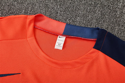Kit Shirt + Shorts Barcelona Orange/Dark Blue 25/26
