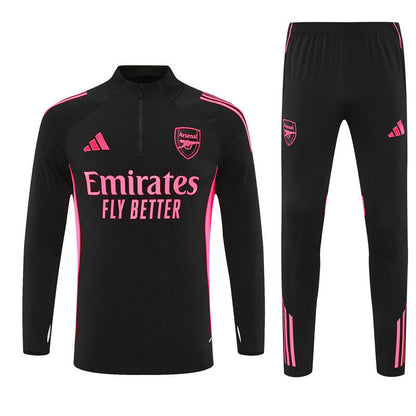 Arsenal Black/Pink Tracksuit 25/26