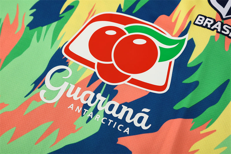 Kit Shirt + Shorts Brazil Colorful 25/26