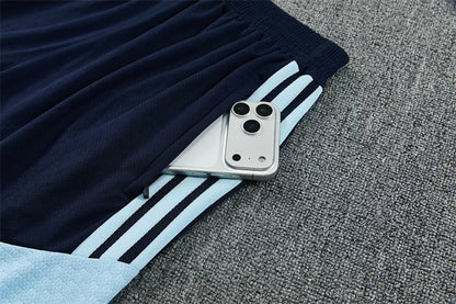 Completino Manica Corta Argentina Allenamento 2026 Blu Navy Uomo | Kit Allenamento