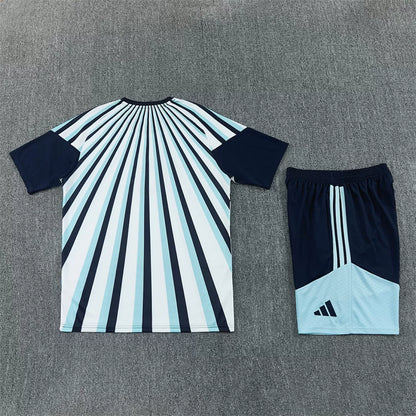Completino Manica Corta Argentina Allenamento 2026 Blu Navy Uomo | Kit Allenamento