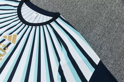Completino Manica Corta Argentina Allenamento 2026 Blu Navy Uomo | Kit Allenamento