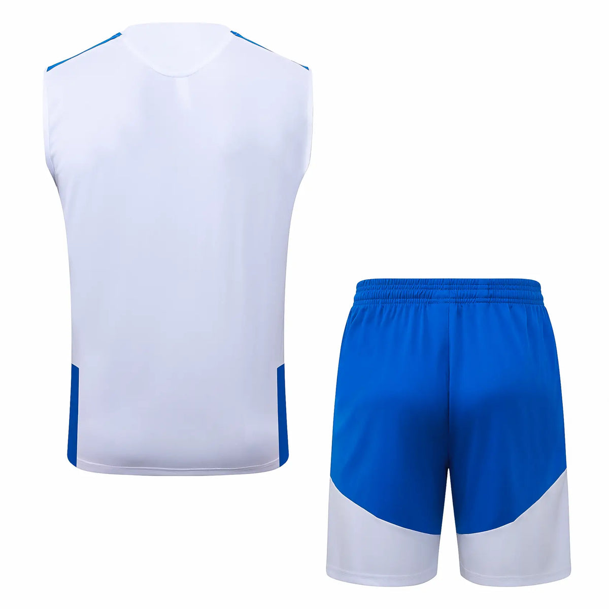 Completino Canottiera 26/27 Uomo Bianco Blu | Kit Allenamento - CalcioVivo