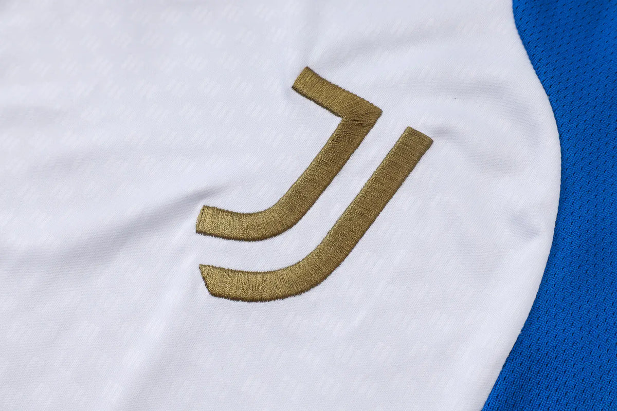 Completino Canottiera 26/27 Uomo Bianco Blu | Kit Allenamento - CalcioVivo