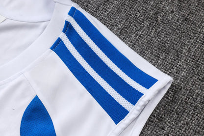 Completino Canottiera 26/27 Uomo Bianco Blu | Kit Allenamento - CalcioVivo