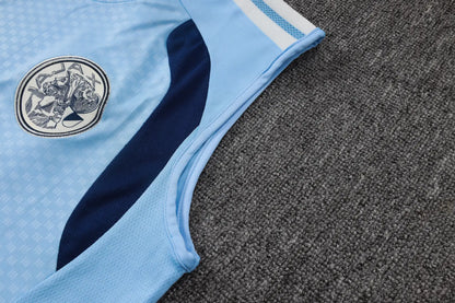 Completino Canottiera Ajax 26/27 Uomo Azzurro | Kit Allenamento - CalcioVivo