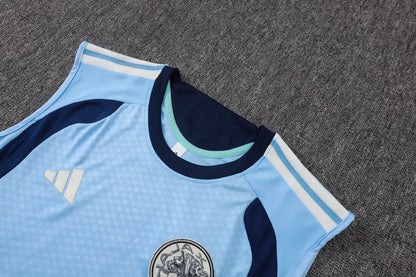 Completino Canottiera Ajax 26/27 Uomo Azzurro | Kit Allenamento - CalcioVivo