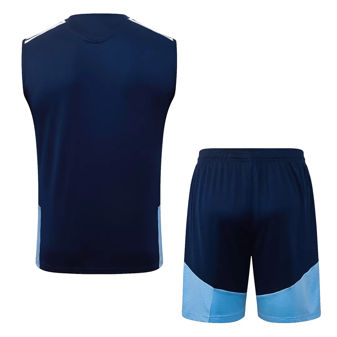 Completino Canottiera Ajax 26/27 Uomo Blu Navy | Kit Allenamento - CalcioVivo