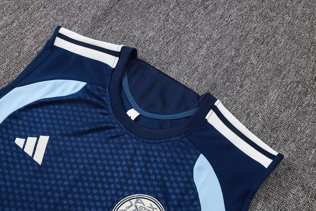 Completino Canottiera Ajax 26/27 Uomo Blu Navy | Kit Allenamento - CalcioVivo