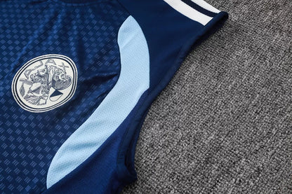Completino Canottiera Ajax 26/27 Uomo Blu Navy | Kit Allenamento - CalcioVivo