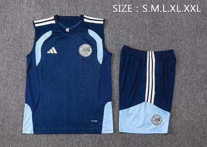 Completino Canottiera Ajax 26/27 Uomo Blu Navy | Kit Allenamento - CalcioVivo