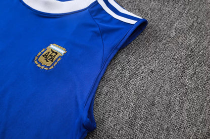 Completino Canottiera Argentina 26/27 Uomo Blu | Kit Allenamento - CalcioVivo