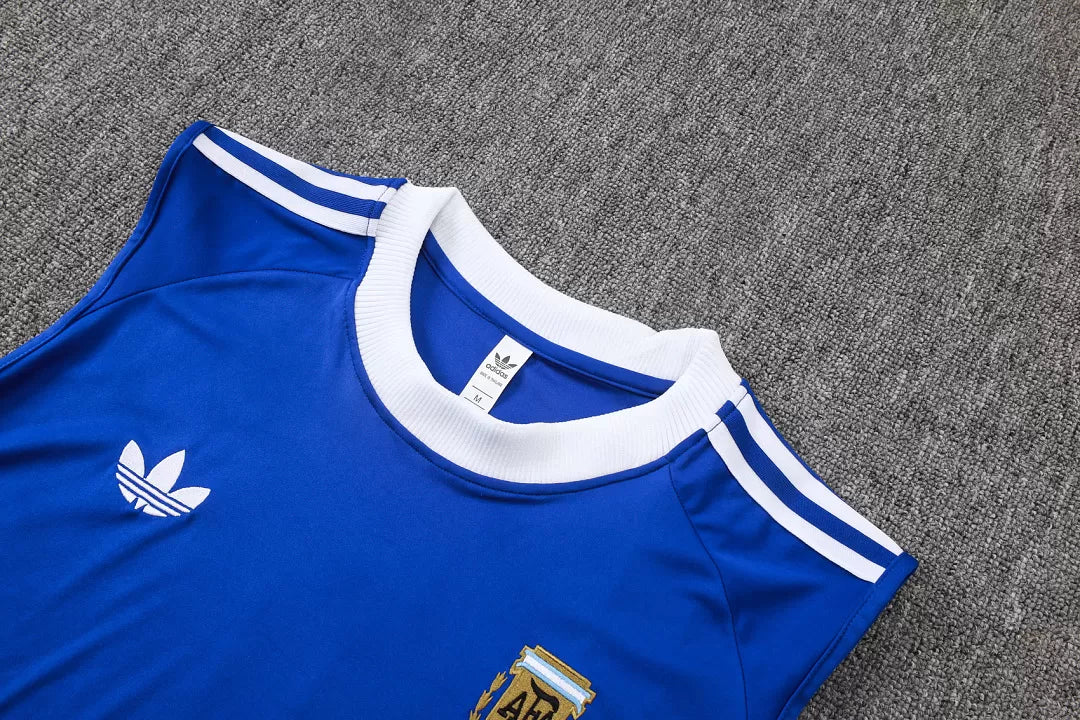 Completino Canottiera Argentina 26/27 Uomo Blu | Kit Allenamento - CalcioVivo