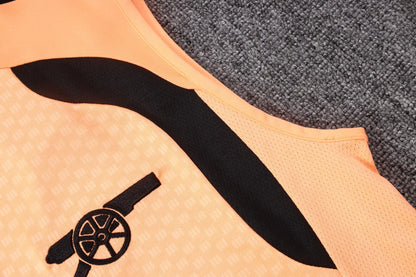 Completino Canottiera Arsenal 26/27 Uomo Arancione | Kit Allenamento - CalcioVivo