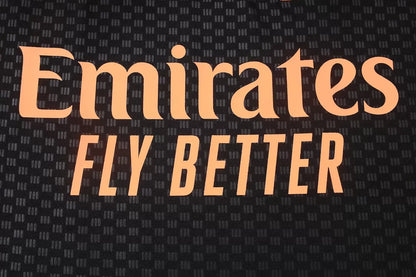 Completino Canottiera Arsenal 26/27 Uomo Nero con dettagli Arancione | Kit Allenamento - CalcioVivo