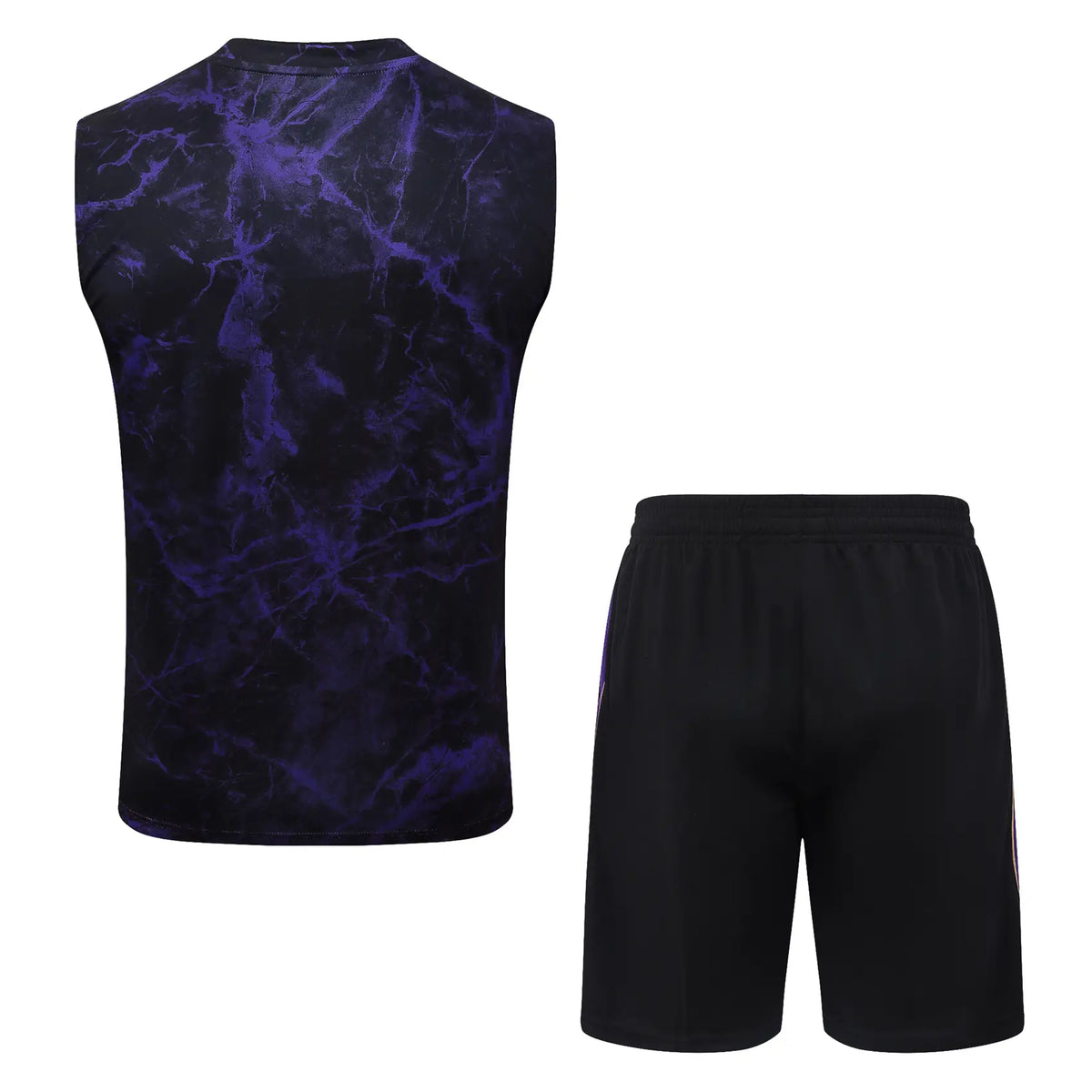 Completino Canottiera Barcelona 26/27 Nero Uomo Nero | Kit Allenamento - CalcioVivo
