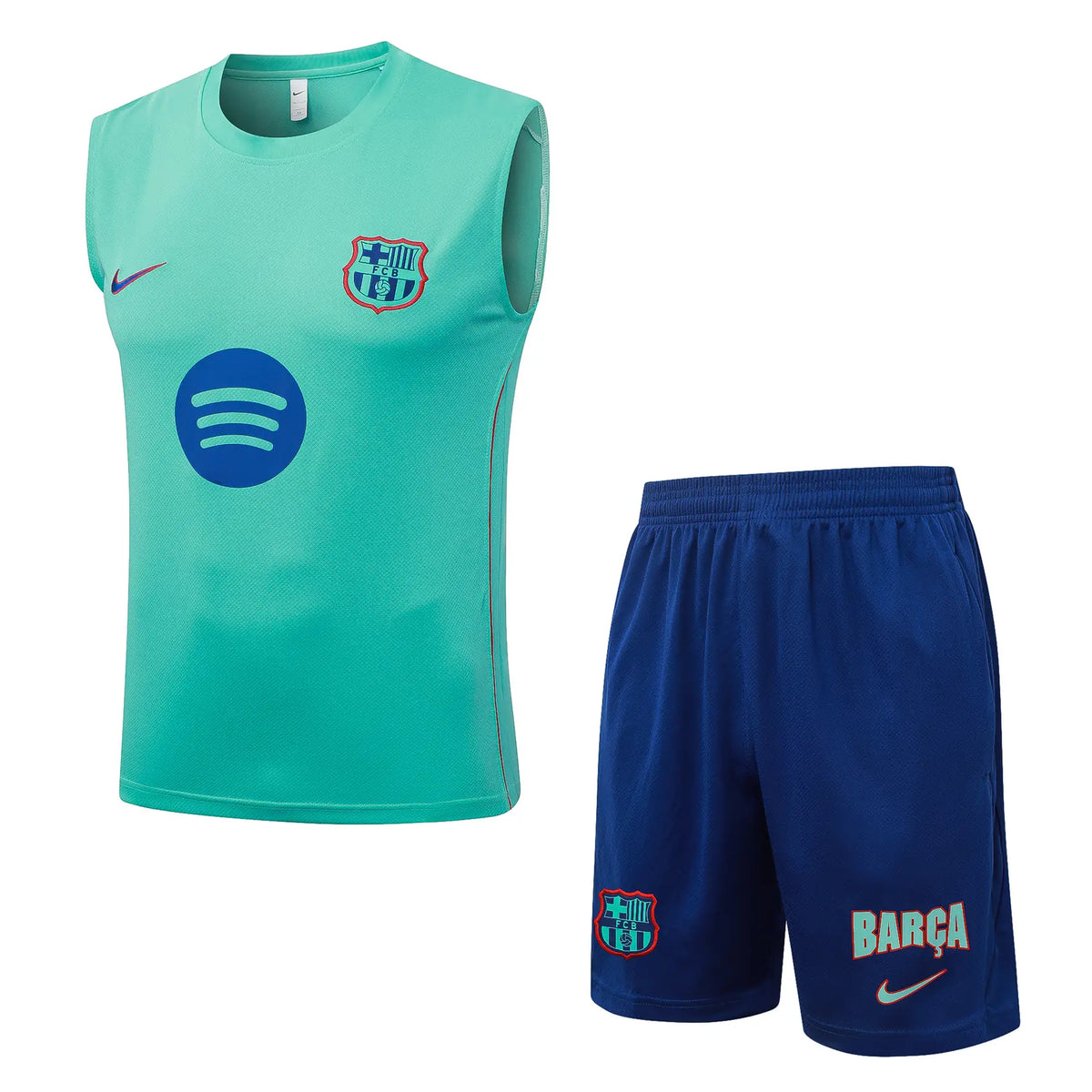 Completino Canottiera Barcelona 26/27 Azzurro